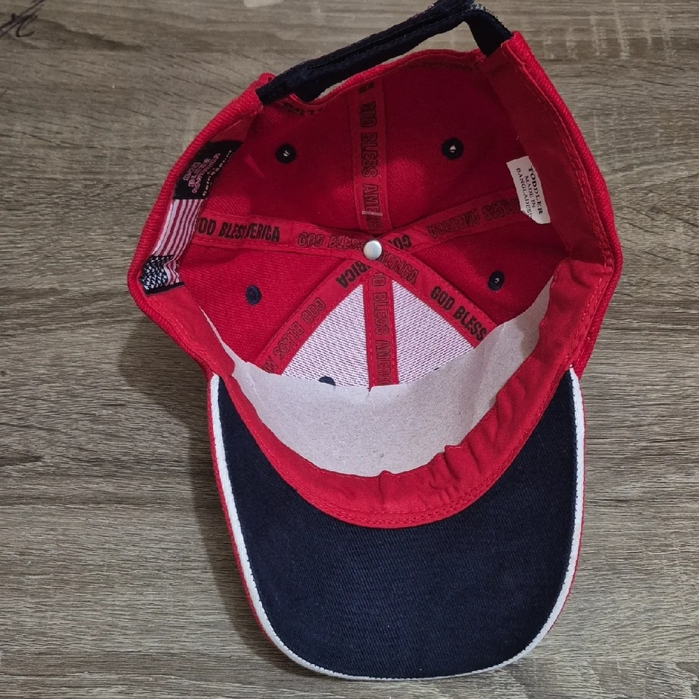 Colosseum Red Patriotic Baseball Cap